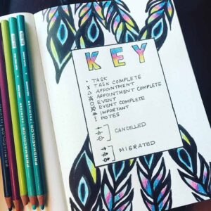 Awesome bullet journal keys ideas
