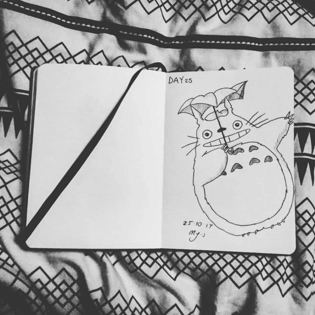 Studio Ghibli themed bullet journal ideas