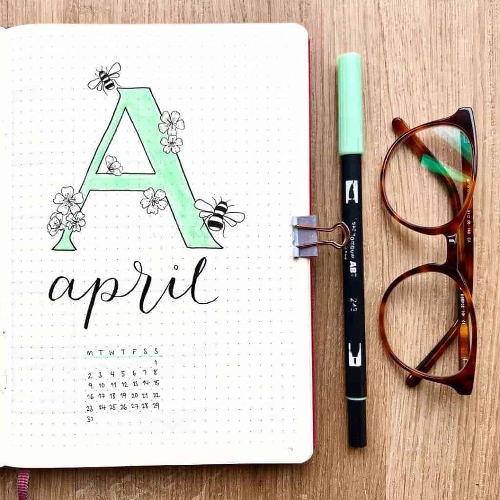 Best Mint Bullet Journal Spreads