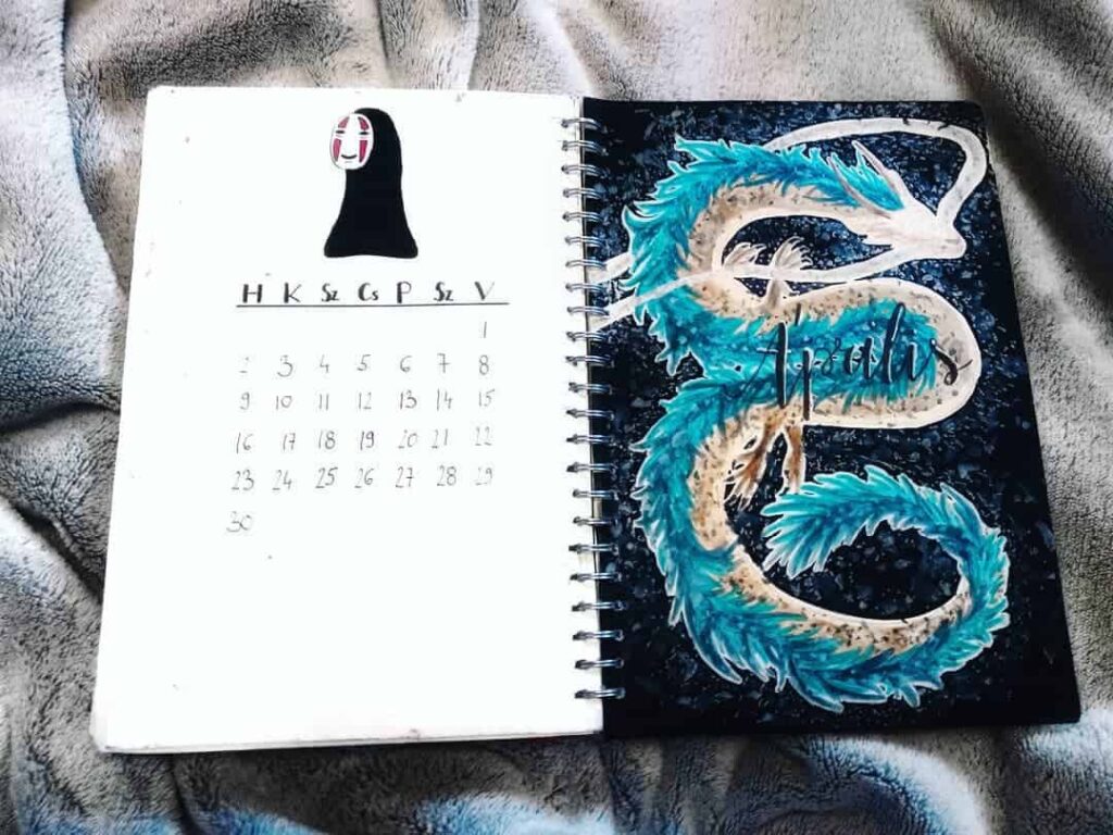 Studio Ghibli themed bullet journal ideas