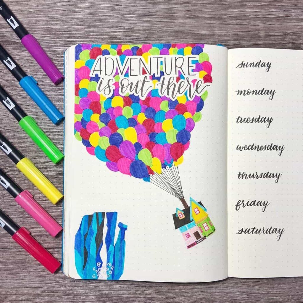 up house inspired layout