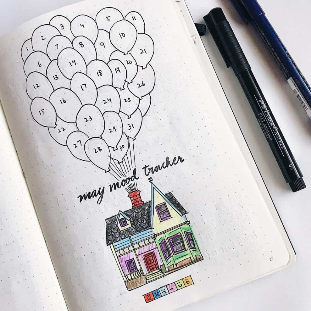 up house inspired layout