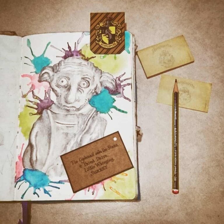 Harry Potter bullet journal layout