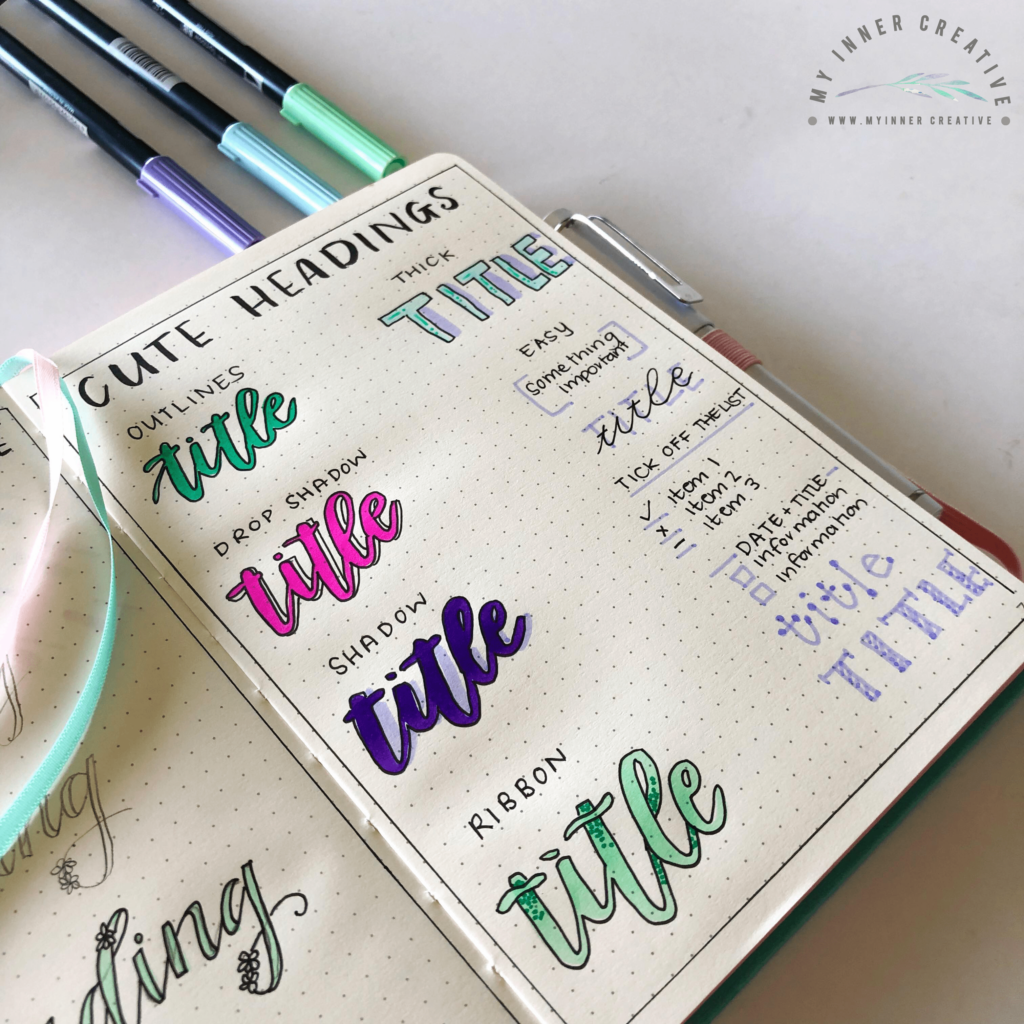 Simple Calligraphy Tricks and Simple headers