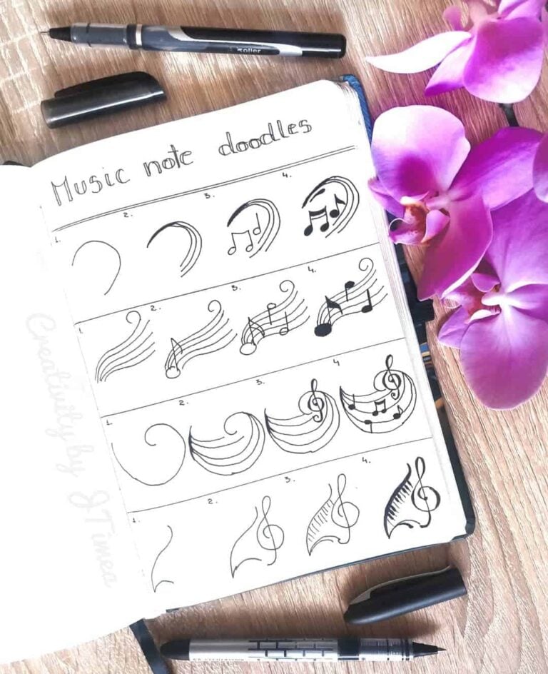 Music Themed Bujo