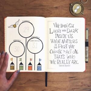 Spellbinding Harry Potter spreads