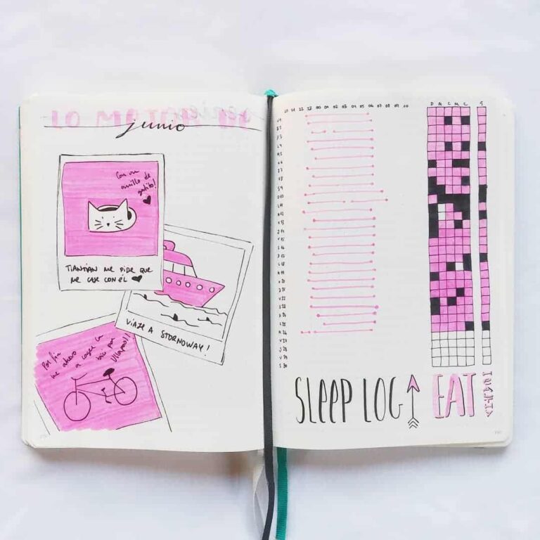 sleep tracker for bullet journal