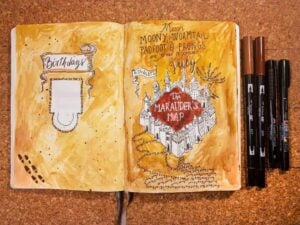 Spellbinding Harry Potter spreads