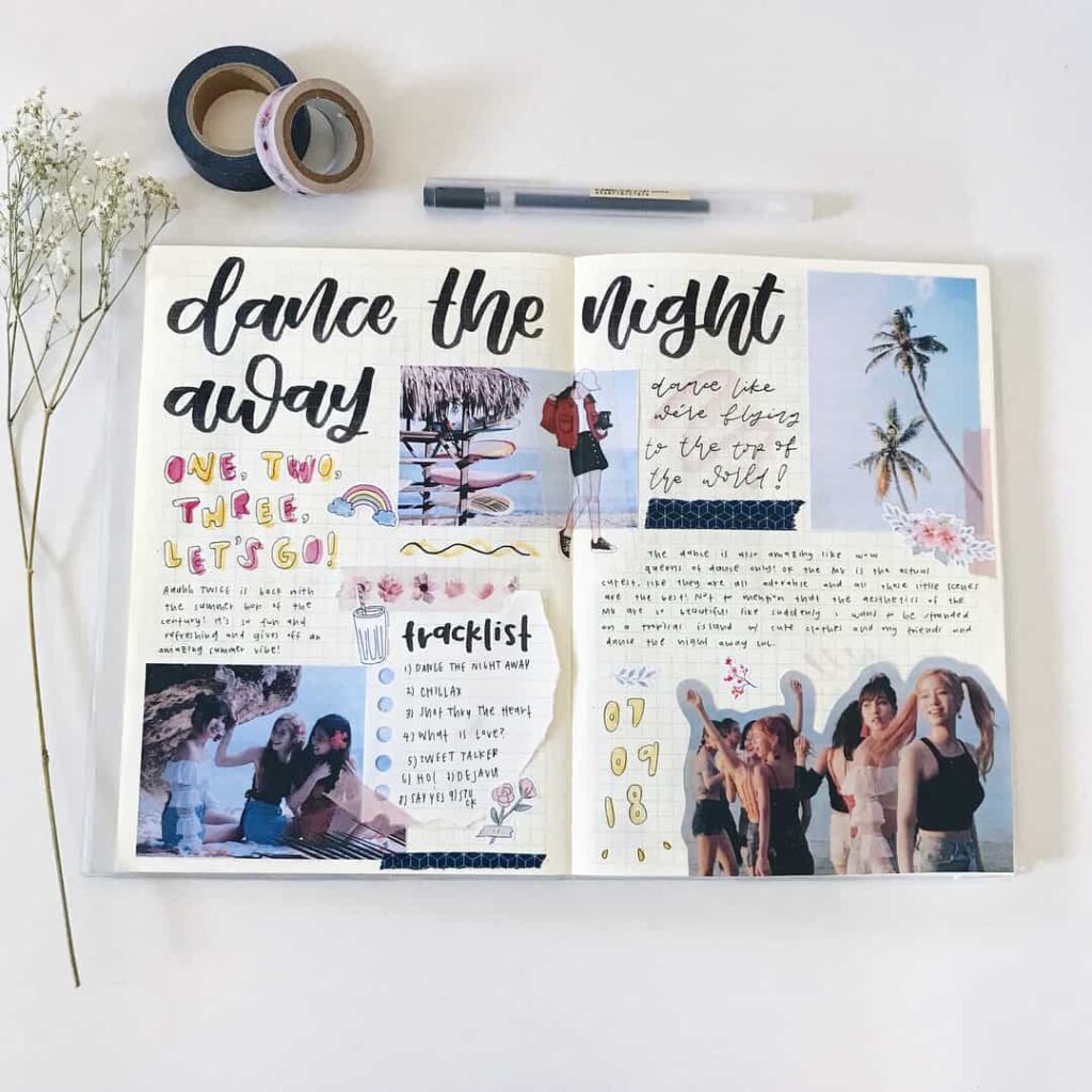 messy style bullet journals