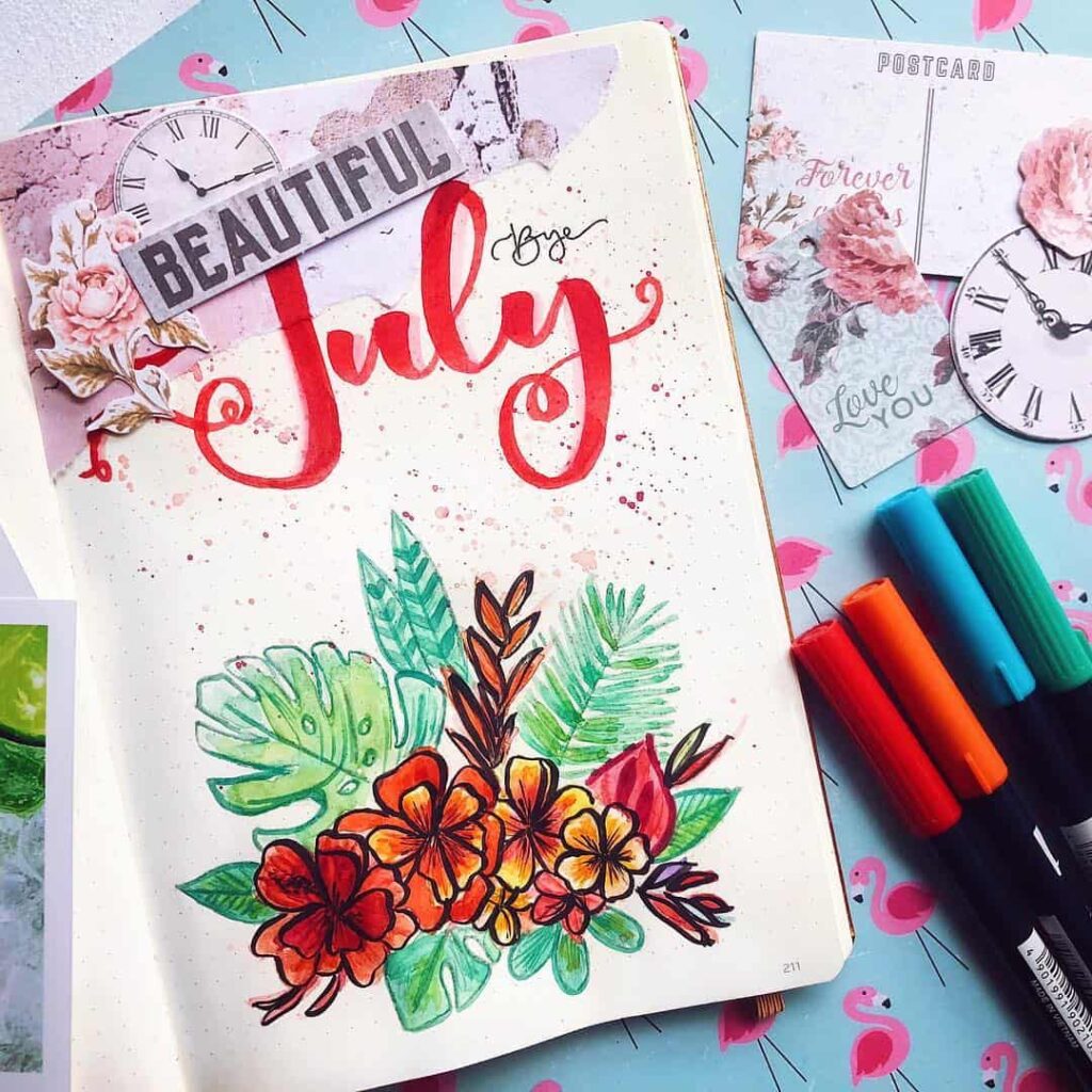 messy style bullet journals