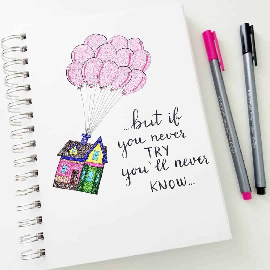 up house inspired layout