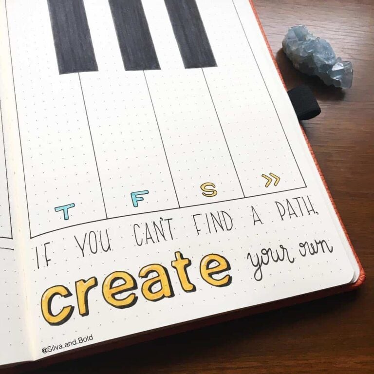 Music Themed Bujo