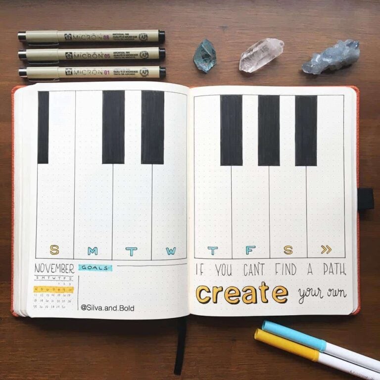 Music Themed Bujo