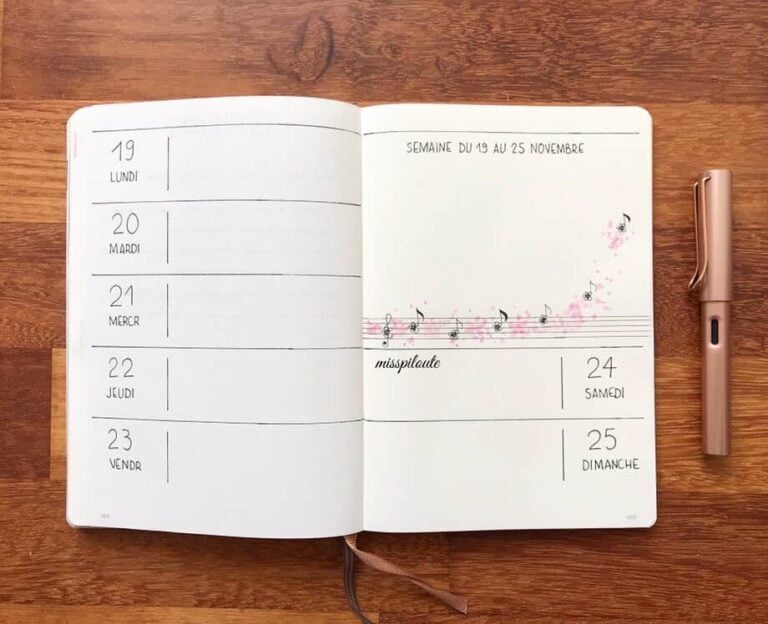 Music Themed Bujo