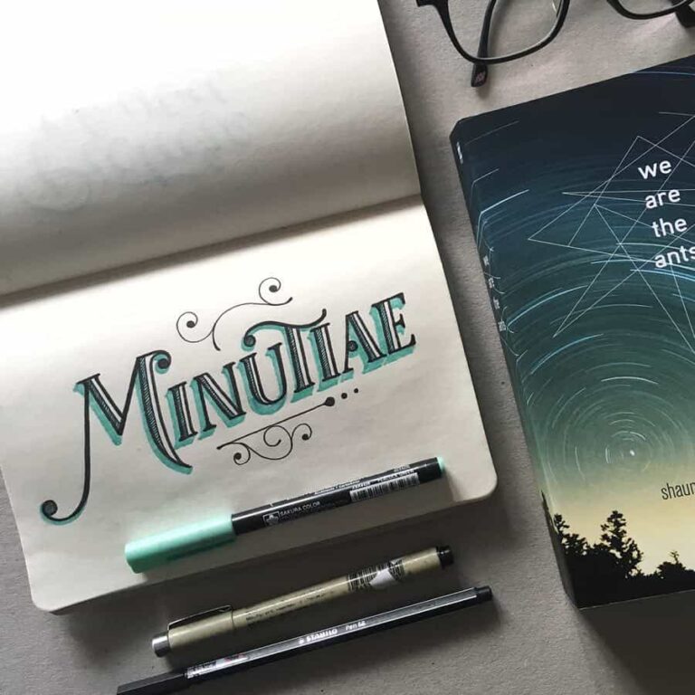 mint bullet journal layout ideas