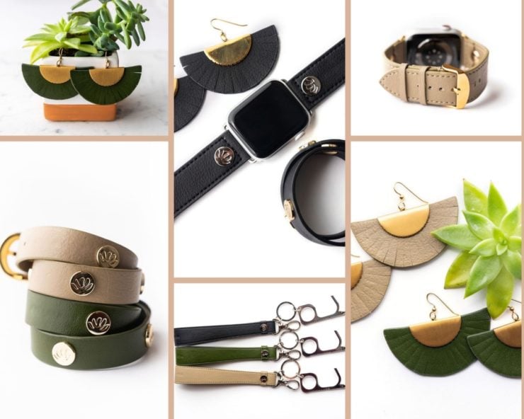 keva cactus leather accessories