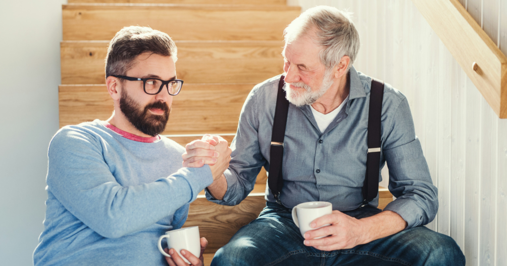 Parents who stopped performing and started just being themselves in their 60s often find, with some surprise, that their adult children seem to prefer this version
